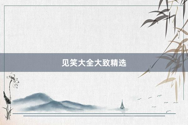 见笑大全大致精选